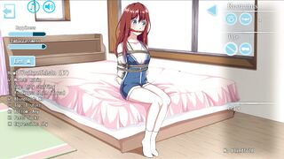 Bonds [ BDSM Hentai game ] Ep.1 two girls tying up a cute classmate with shibari ropes to tickle her