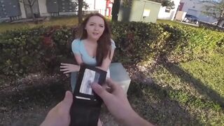 big boobs redhead teen fucked for cash in abandoned train pov usa german pornstar milf