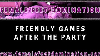 Interracial lesbian foot worship and foot play masturbation - Trailer