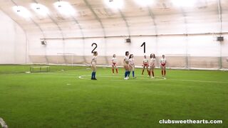 Soccer Team For A Lesbian Party (Big Tits, Big Tits)