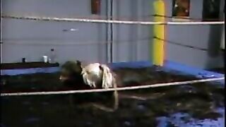Misty Rain and chick mud wrestling