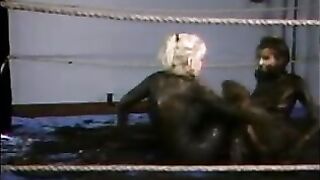 Misty Rain and chick mud wrestling