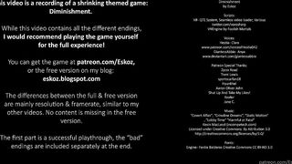 Diminishment - Prologue (Giantess, Vore, Anal, Unbirth, Game recording)