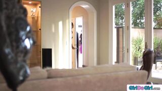Busty milf and lesbian colleague reconnect and licking pussy (Jayden Cole, Victoria Voxxx)
