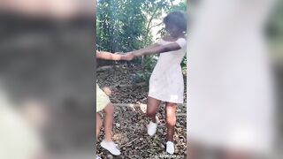 Milu Blaze and I get CAUGHT kissing & flashing in a public park!