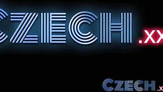 Czech Shy girl lets BFF suck her virgin pussy