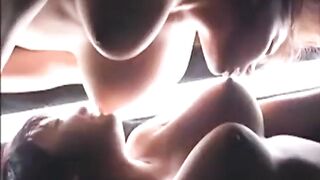 Asian lesbians sucking eachothers Nipples 69