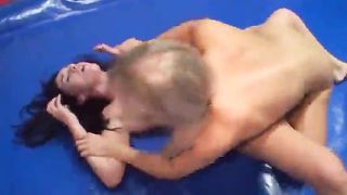 Lesbian trib wrestling to orgasm
