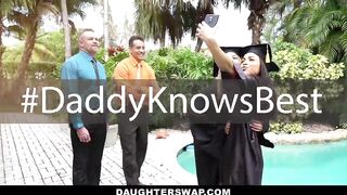 DaughterSwap - hot lesbian teens fuck around before dads get home