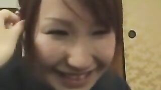 Asian Lesbian Dominates Innocent Girl And Kiss & Suck Her Nipples