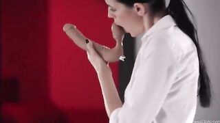 Strapon Lesbian Mia on Maria