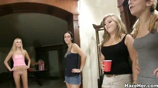 Sorority Girls Hazed With an Intense Vibrater