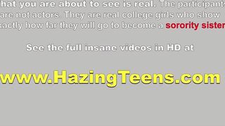 Amazing Busty College Teens Eat Pussy In Hazing Party