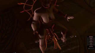 Dream Lands [ FUTANARI HENTAI Game PornPlay ] Ep.2 fantasy futanari threesome under giant mushroom