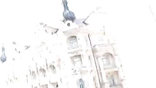 Fisting a Bitch On a Window