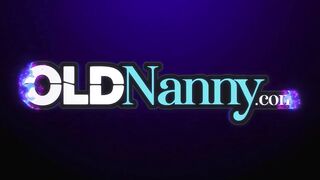 OLD NANNY Mature lady and her teen lover lesbian sex