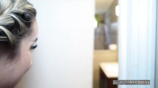 My StepMom Catches me Asking her Stepsis for Sex Advice in the Shower