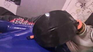 breathplay with gasmask