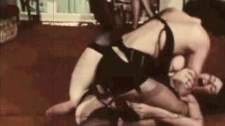 Vintage Lesbian Threesome Catfight