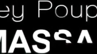 Tight petite first timer on massage table in oil