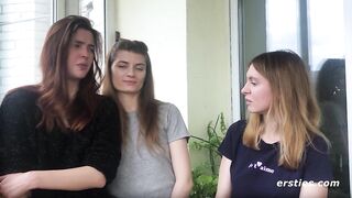 Ersties - Hot Girl Threesome Leads To Steamy Lesbian Sex