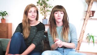 Ersties -Die Saarländerinnen Nicky F und Kate lecken und fingern sich gegenseitig