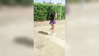 We go for a walk with my two lesbian friends and I control their vibrators in public.