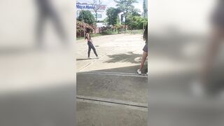 We go for a walk with my two lesbian friends and I control their vibrators in public.