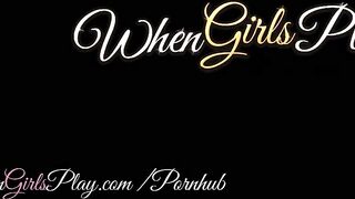 When Girls Play - Sexy lesbians lick pussy