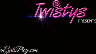 When Girls play - Hot lesbians have some post shower sex