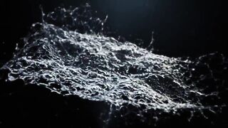 Young lesbian drinks golden piss fountain