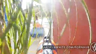 Angela White and Dani Daniels Fucking Outside