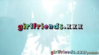 Girlfriends Homemade amateur lesbian POV threesome