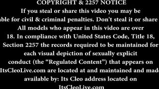 Cleo Gets Fucked By Strap On!