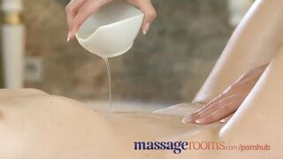 Massage Rooms Silky skin on skin young lesbian climax