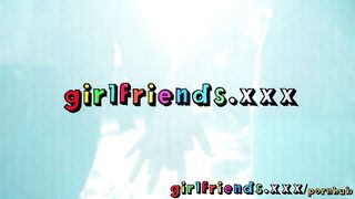 Girlfriends horny lesbian gets stranger to eat her pussy