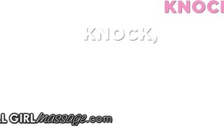 Thirsty 18yo Gives A Massage To A Crush (Haley Spades, Gizelle Blanco)