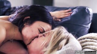 Mature milf spanks a petite asian babe for being a lesbian (SinDee Williams, Lulu Chu, Big Tits, Big Tits)