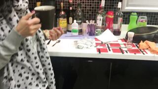 lovenia lux having fun with porn actors after filming