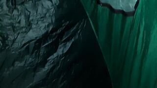 In the rain in the tent, I cum in her mouth - Lesbian_illusion