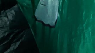 In the rain in the tent, I cum in her mouth - Lesbian_illusion