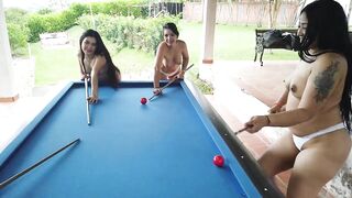 4 lesbian sluts fuck each other at a farm party on the outskirts of the city - NatashaHappy