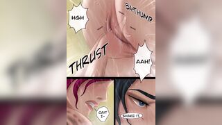 OKONOMIYAKY CaitVi Shower sex part 2 - Caitlyn x Vi from Arcane/League of Legends UNCENSORED