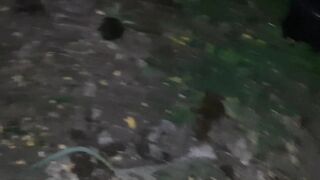 We fucked in my parents yard while they were in the house - Lesbian_illusion