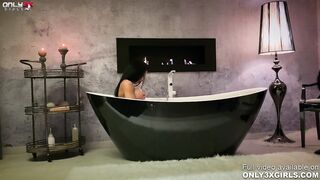 Classy Shalina Devine romantic anal toying at the bathtub - scene by Only3x Girls