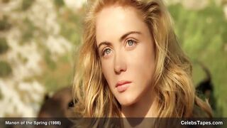 Emmanuelle Beart no clothes