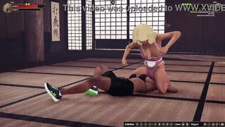 Faye vs. Dela (Naked Fighter 3D)