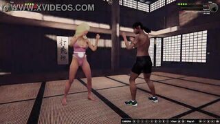 Faye vs. Dela (Naked Fighter 3D)