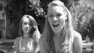 Blonde mature lesbian likes to eat teenage pussy so she convinces a beautiful girl to have lesbian sex