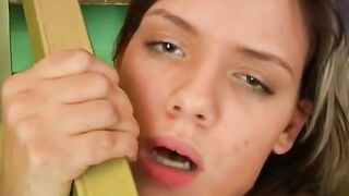 Heavenly babe enjoying a fuck